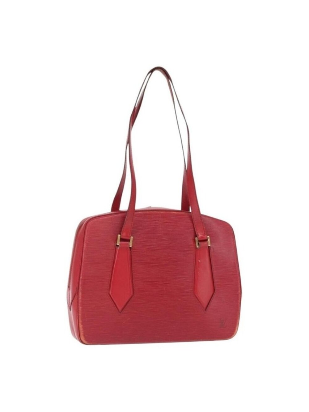 Authentic LOUIS VUITTON Epi Vortail Shoulder Bag Red M52437 LV